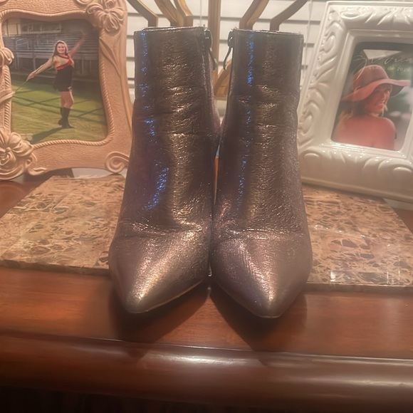 Shu Shop silver chrome booties. Gently worn. - Picture 2 of 5